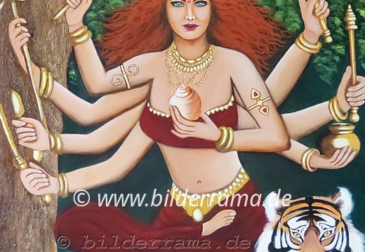 Durga, Größe 150 x 120 cm