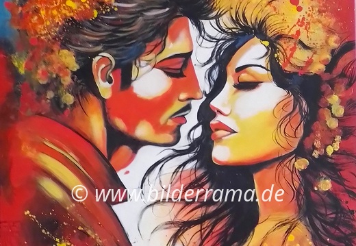 Frisch verliebt , Größe 100 x 70 cm