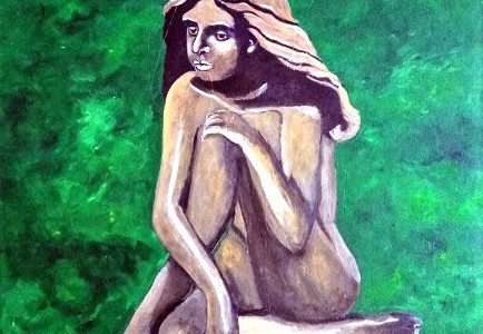 Demi, Grö0e 70x50, Inspiriert von der Skulptur "Demi" der Firma Rottenecker 