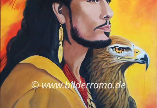 Cherokee Indianer, Größe 80x100